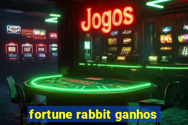 fortune rabbit ganhos